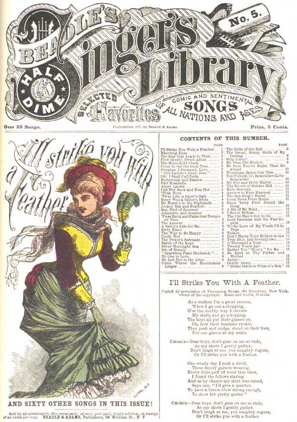 Fig. 125. Beadle's Half-Dime Singer's Library