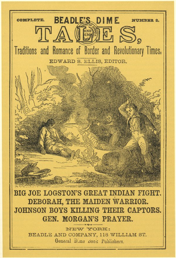 Figure 29.  Beadle's Dime Tales, Traditions and Romance of Border and Revolutionary Times