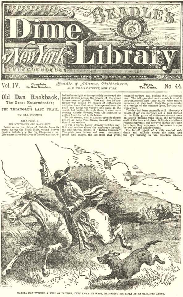  Fig. 64.  Beadle's New York Dime Library