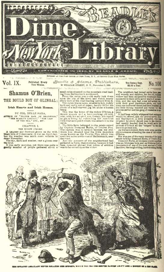  Fig. 65.  Beadle's New York Dime Library