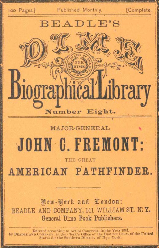  Fig. 94.  Beadle's Dime Biographical Library