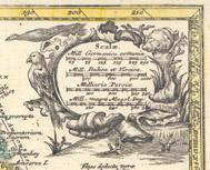 scale from map of Asia from 1744 thumbnail