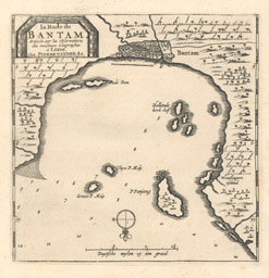 map of Bantam from 1729 thumbnail