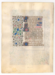 Verso of crucifiction from 1450