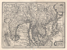 map of India and Cochin China from 1630 thumbnail