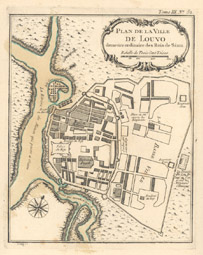 map of Louvo in Siam, 1764 thumbnail