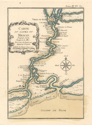 map of the Menan in Siam from 1764 thumbnail