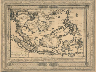 Dutch map of Southeast Asia from the 1720s thumbnail