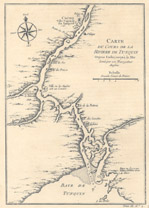 map of Tunquin from 1750 thumbnail